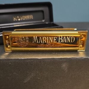 Marine Band Harmonica - Gold